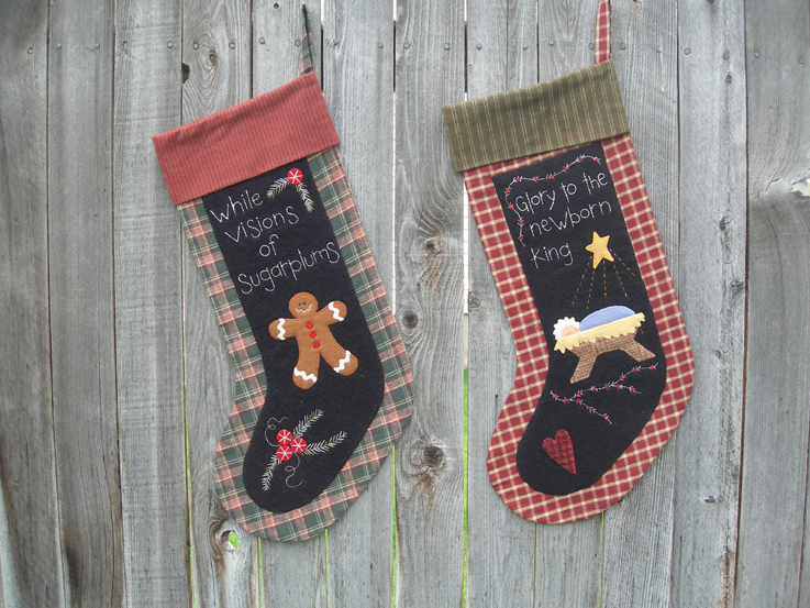 Gingerbread Baby Stocking Under The Garden Moon