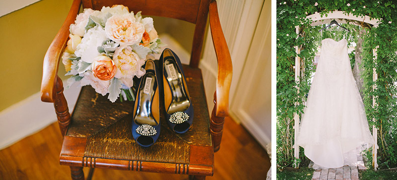 Paso Robles Ranch & Vineyard, flowers // shoes // dress