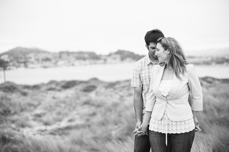 Morro Bay, couple holding each other