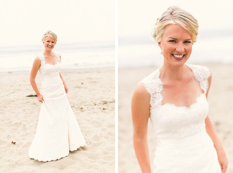 Cayucos, bride at the beach