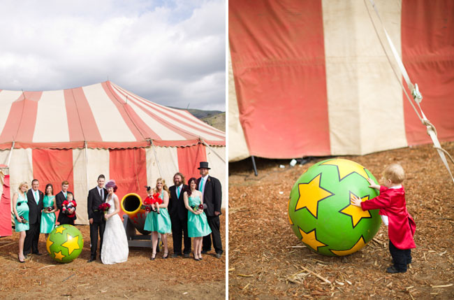 Ventura county circus wedding party by cameron ingalls featured on green wedding shoes