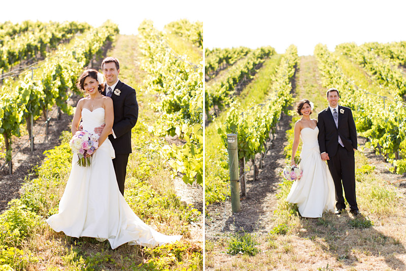 San luis obsipo wedding photography of a couple in a vineyard  (1 of 2)