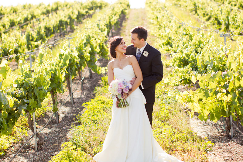 San luis obsipo wedding photography of a couple in a vineyard  (2 of 2)