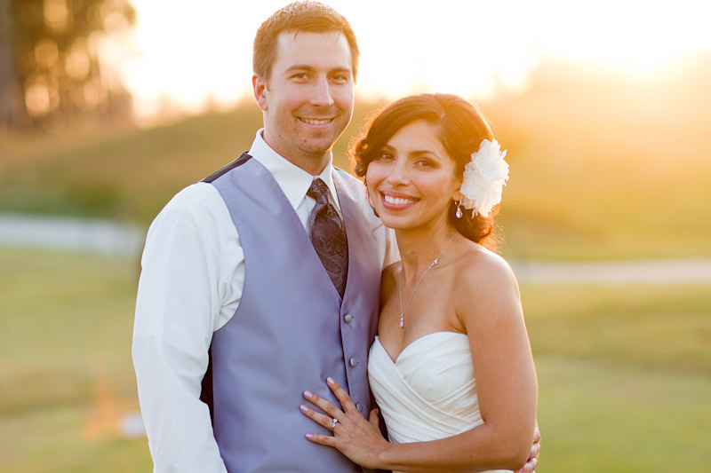 central coast wedding photography couple in a field at sunset (2 of 4)