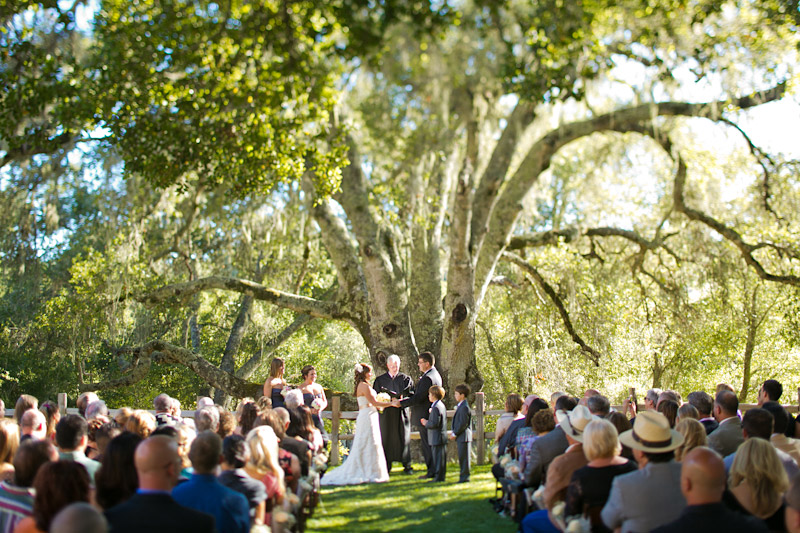 central coast wedding ceremony at lago guiseppe in templeton (2 of 4)