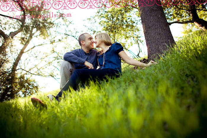 Nicki and J’s engagement session in Hollywood by California wedding photographer Cameron Ingalls