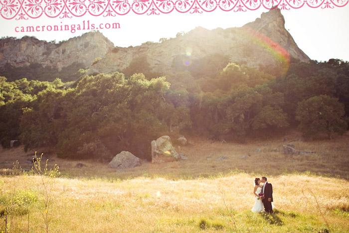 wedding pictures of Sean + Beth taken at Holland Ranch in San Luis Obispo, California