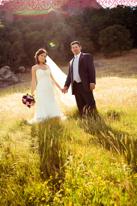 wedding pictures of Sean + Beth taken at Holland Ranch in San Luis Obispo, California