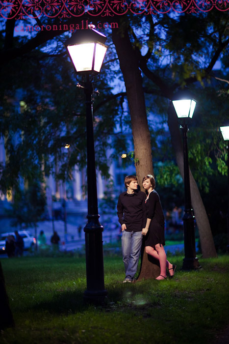  Montreal, Canada engagement pictures of Valerie and Witek shot by Cameron Ingalls 