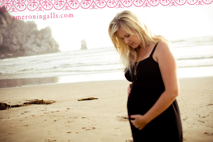 Morro Bay pregnancy pictures of Anna Ingalls