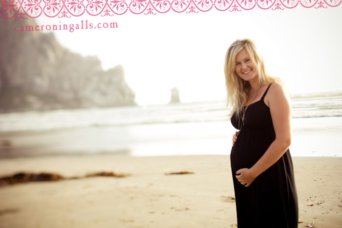 Morro Bay pregnancy pictures of Anna Ingalls