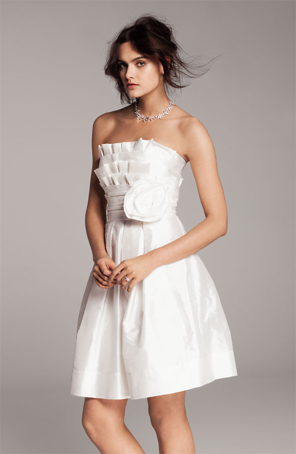 bridal little white dress
