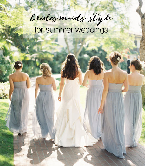 garden wedding bridesmaid dresses