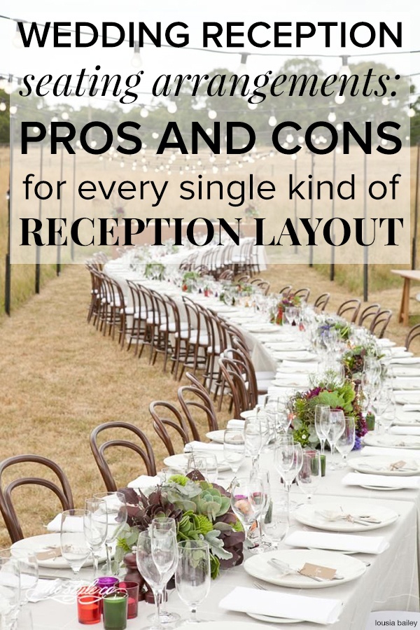 Wedding Reception Seating Arrangements Pros And Cons For Every