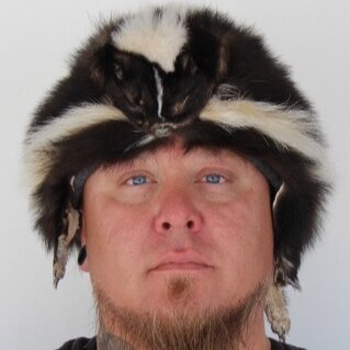 tanned fur, Skunk fur hat Accessoires Hoeden & petten Wintermutsen Bontmutsen Mountain man hat trapper 