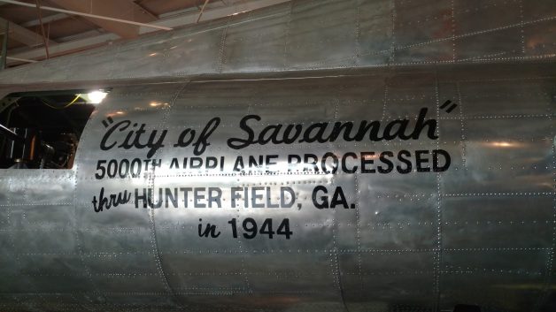 B-17 Bomber, City of Savannah, Mighty 8th Airforce