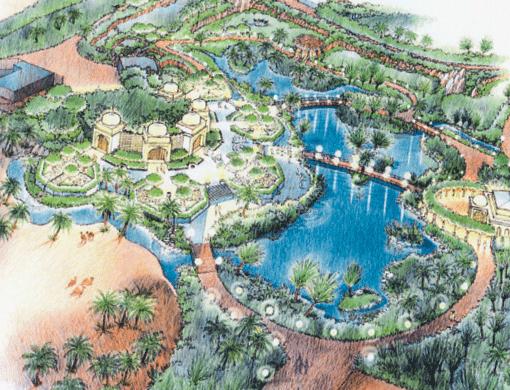 Aerial Rendering of Proposed Zoo