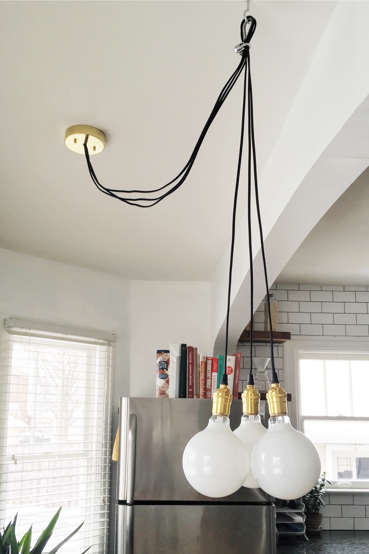 Lighting DIY | Kitchen Nook Chandelier