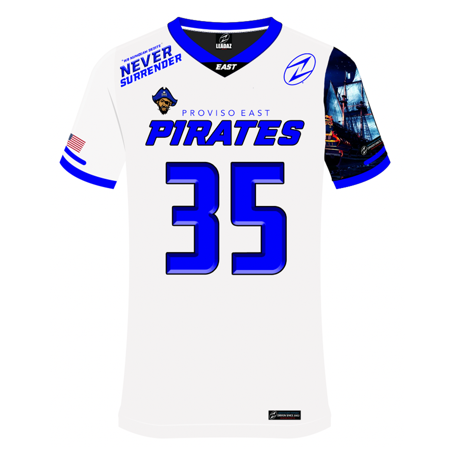 blue pirates jersey
