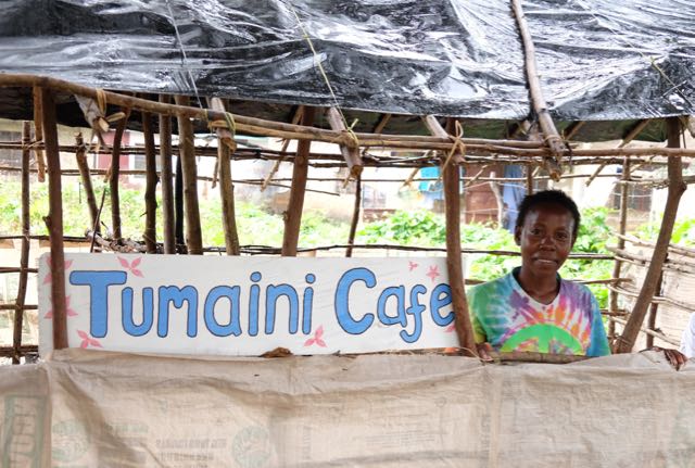 Tumaini Cafe (Hope Cafe) started with a Milele Business Grant