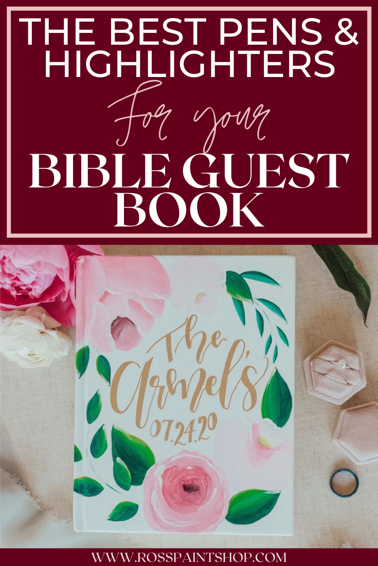 Event Bible Add-on Bible Journaling Pen and Highlighter Set Wedding Bible  Guest Book Pen Set 