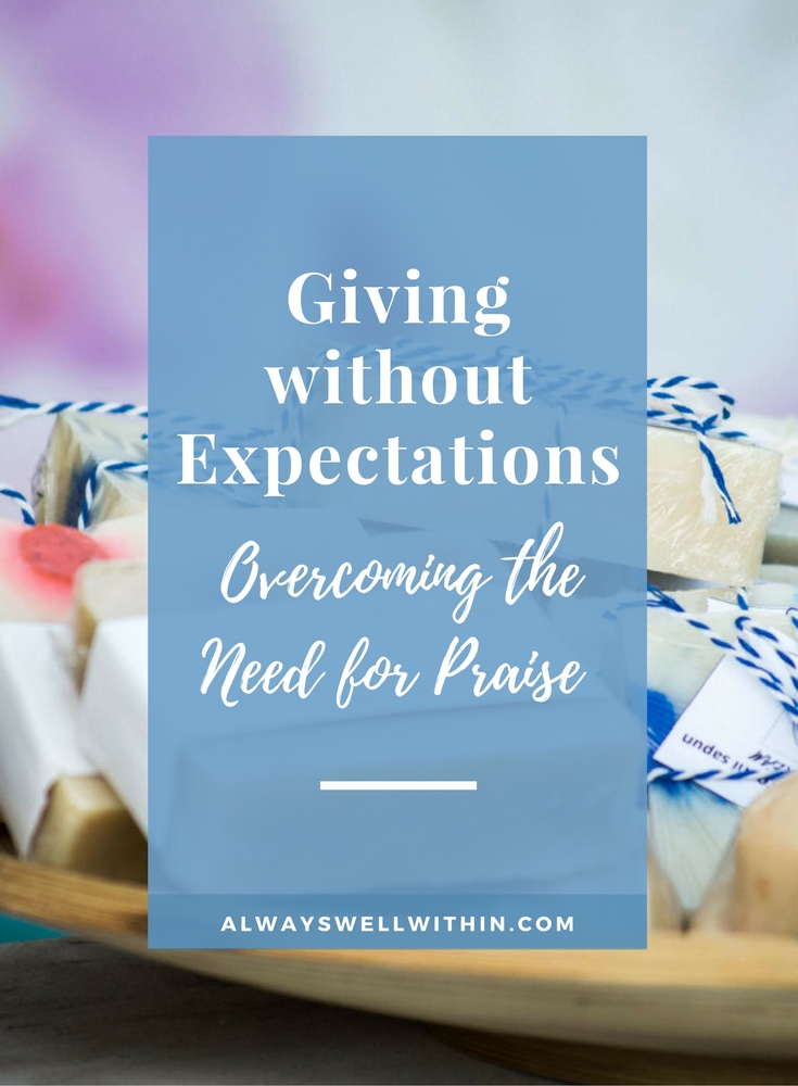 Do expectations get in your way when giving?