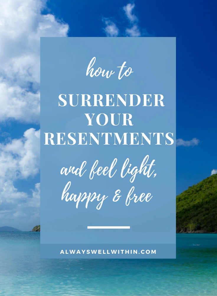 Learn how to heal resentments + feel happier too.