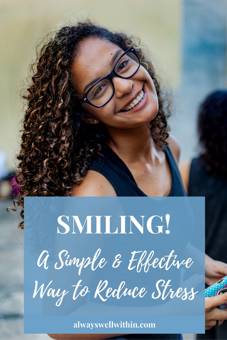 Did you know? Smiling reduces stress. Here's why + monthly stress challenge.