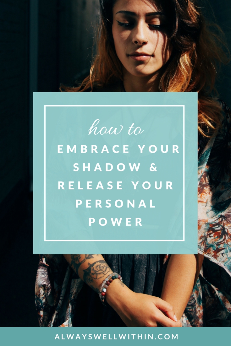 5 ways to explore your "shadow side" + release your personal + creative power #shadowside #carljung #personaldemons #personalgrowth
