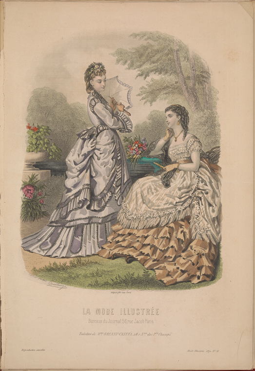 "Toilettes de Mme. Breant-Castel." 1870 - 1870. The New York Public Library Digital Collections. 
