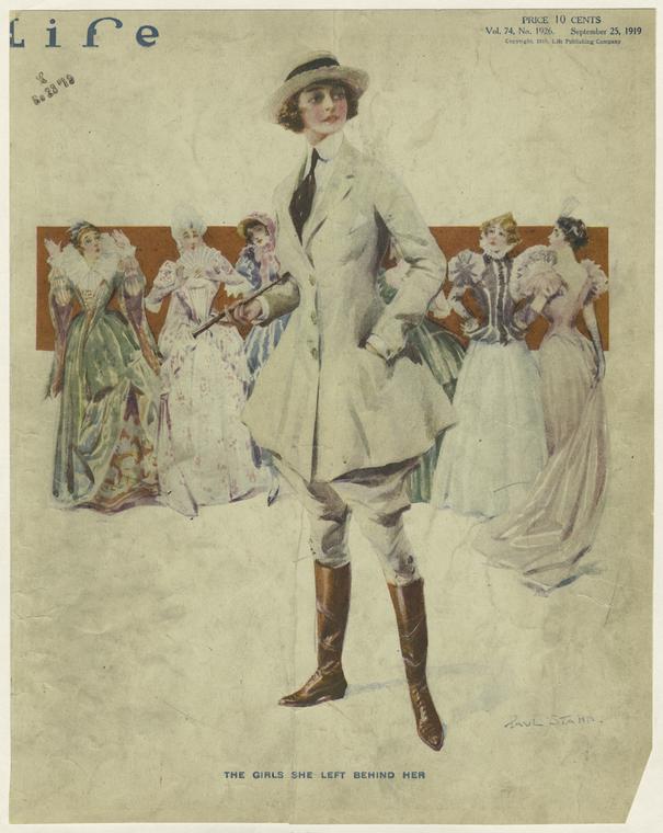 "The Girls She Left Behind Her." 1919. Courtesy of The New York Public Library Digital Collections. 