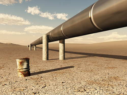 Pipeline in Desert