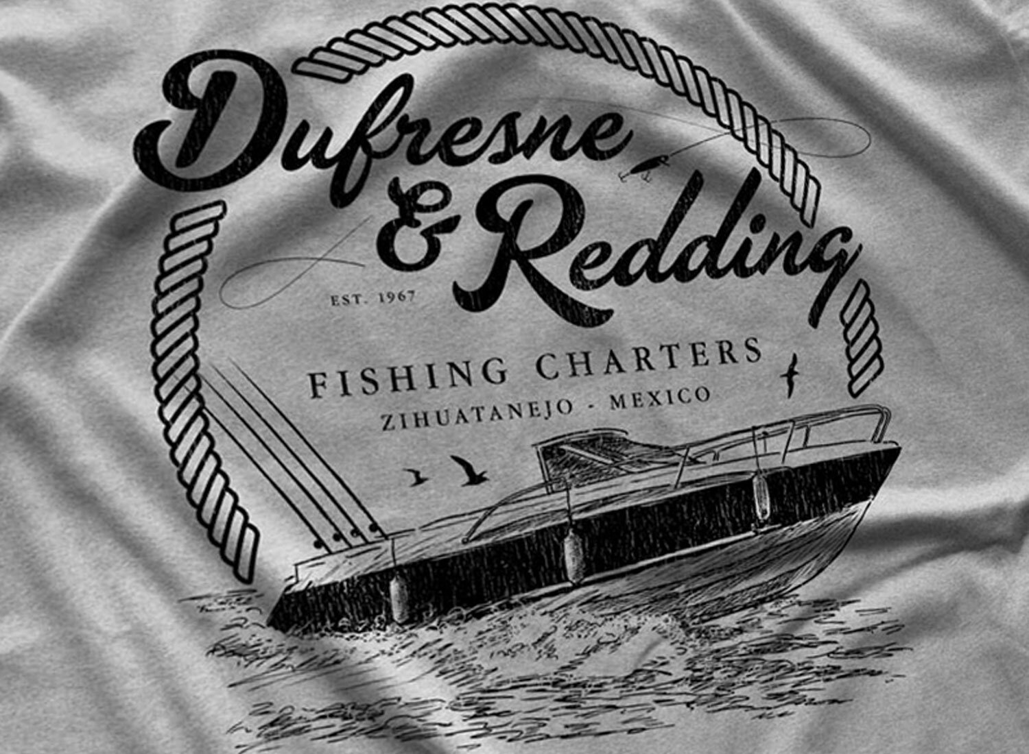 Dufresne & Redding Fishing Charters T-Shirt inspired by The Shawshank  Redemption - Regular T-Shirt — MoviTees