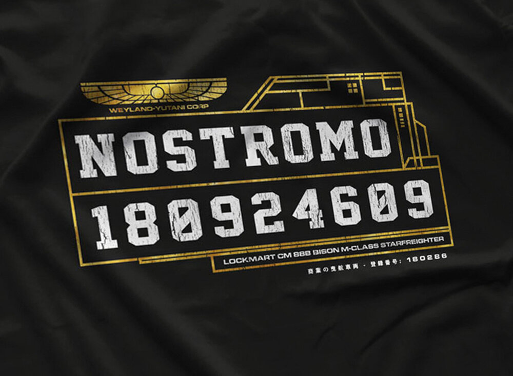 Officially Licensed Aliens USCSS Nostromo Women's T-Shirt S-XXL 