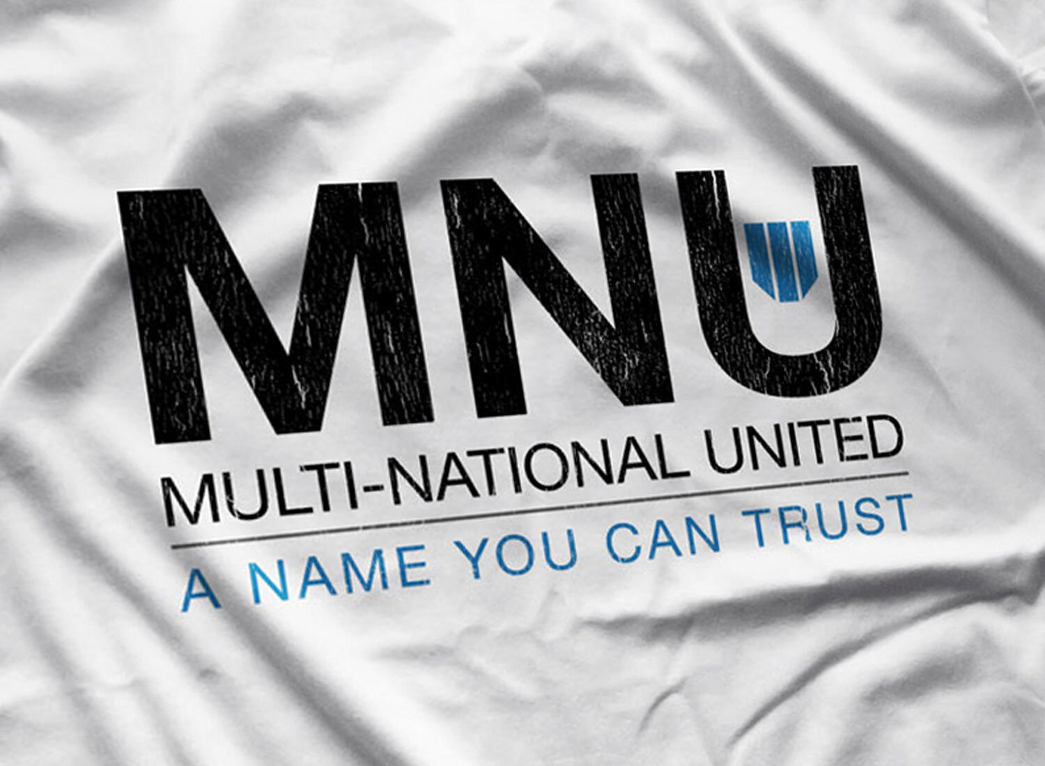 multi-national united spreads lies T-shirt based on the film District 9 MNU 1