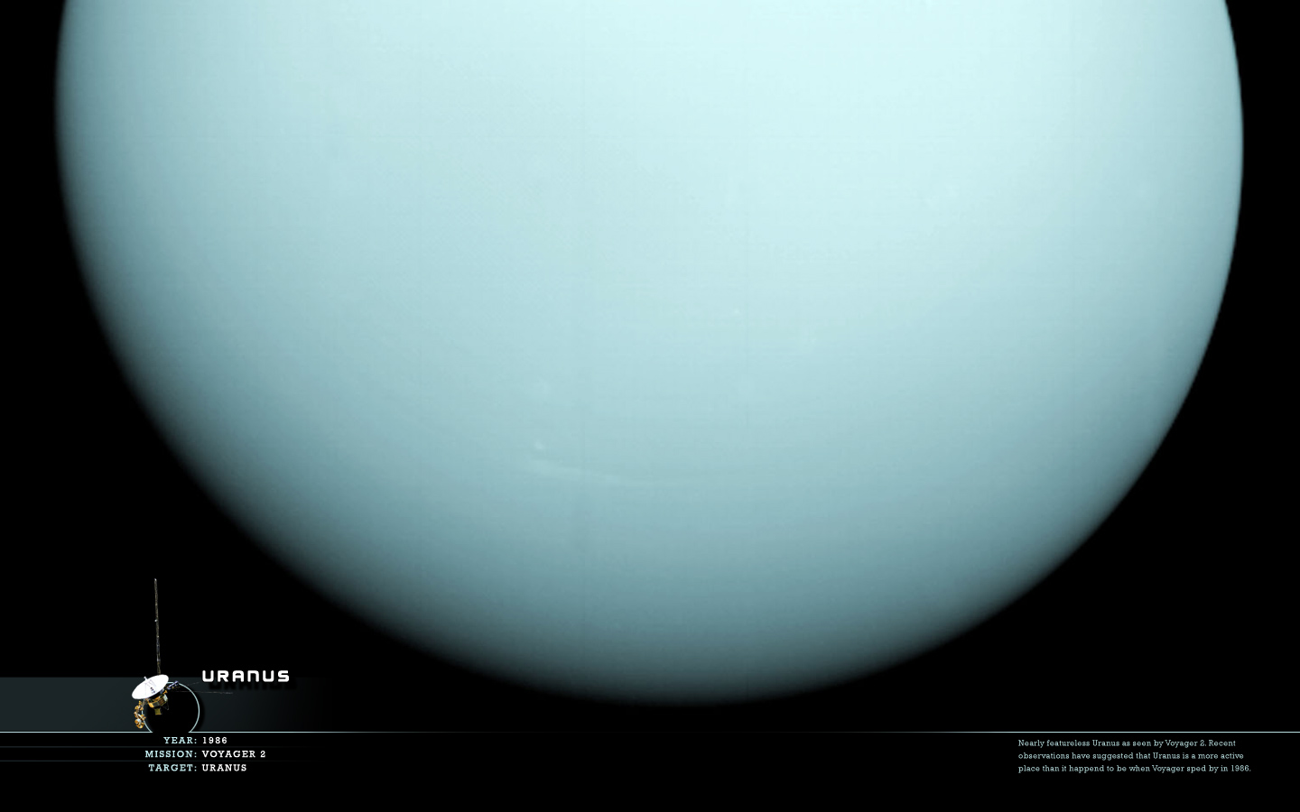 Wallpaper: Uranus Portrait — Wanderingspace