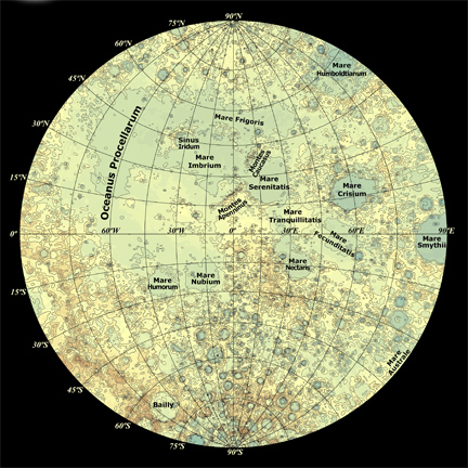 Jaxa Lunar Elevation Map: Far Side