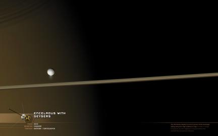 Wallpaper: Cryo-Geysers on Enceladus