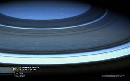 Wallpaper: Saturn’s North Polar Region