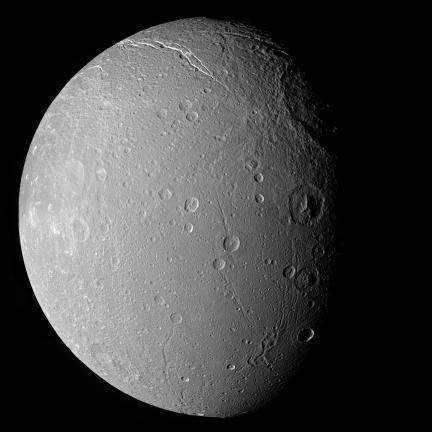 High Resolution Composite of Dione