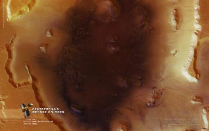 Wallpaper: Deuteronilus Mensae on Mars