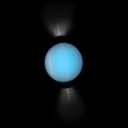 Uranus Rings Edge On