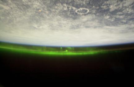 Earth Aurora from ISS