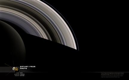Wallpaper: Saturn from Above