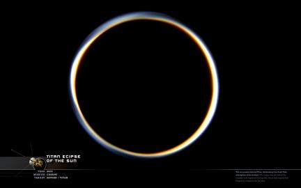 Wallpaper: Titan Eclipse