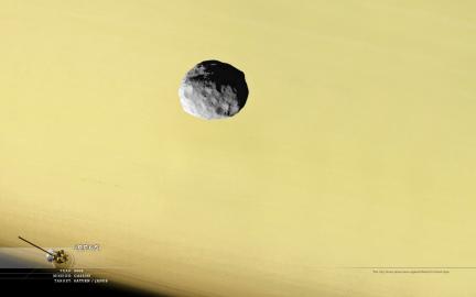 Janus with Backdrop Saturn