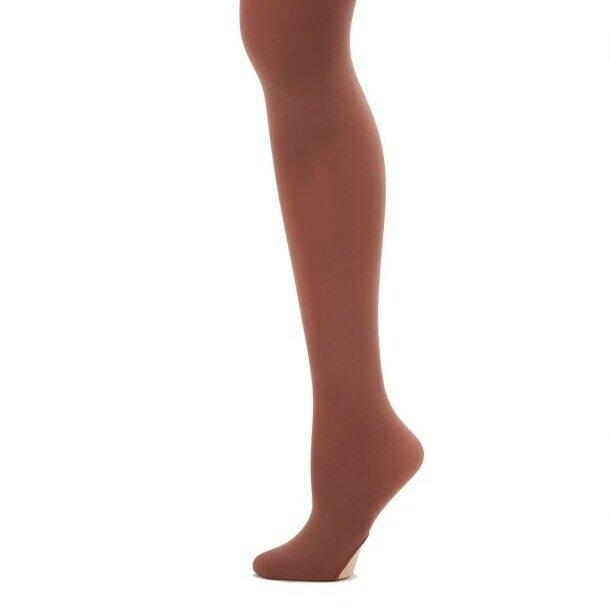 CHILDREN'S CAPEZIO FOOTLESS TIGHTS WITH SELF KNIT WAISTBAND - 1917C