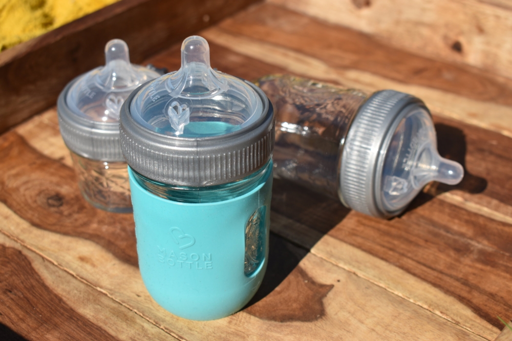  Get glass baby bottles under $5 | Honeycomb Moms | I absolutely love Mason Bottle rings because they don’t rust like your traditional mason jar’s ring. LAUREN FLOYD / INFO@HONEYCOMBMOMS.COM 