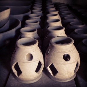 Pottery an hour away from my home in Kigali. Photo credits: Haili Kong
