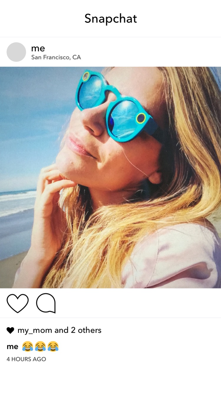 Snapchat April Fools Instagram filter